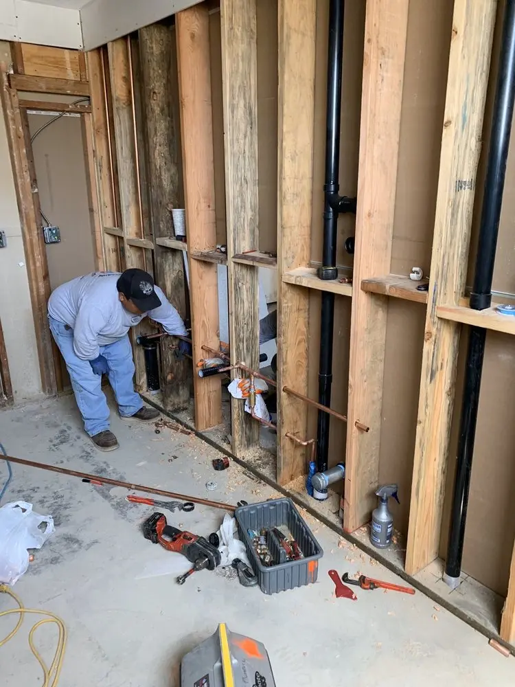 Commercial rough-in plumbing for Gas Line Repair in South Kensington